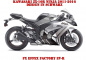 Preview: Beispiel Bild für die Farben, EV-R Schwarz für Kawasaki ZX-10R Ninja 2011-2015